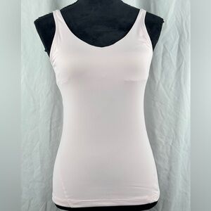 Oalka Compression Athletic Light Pink Tank Top